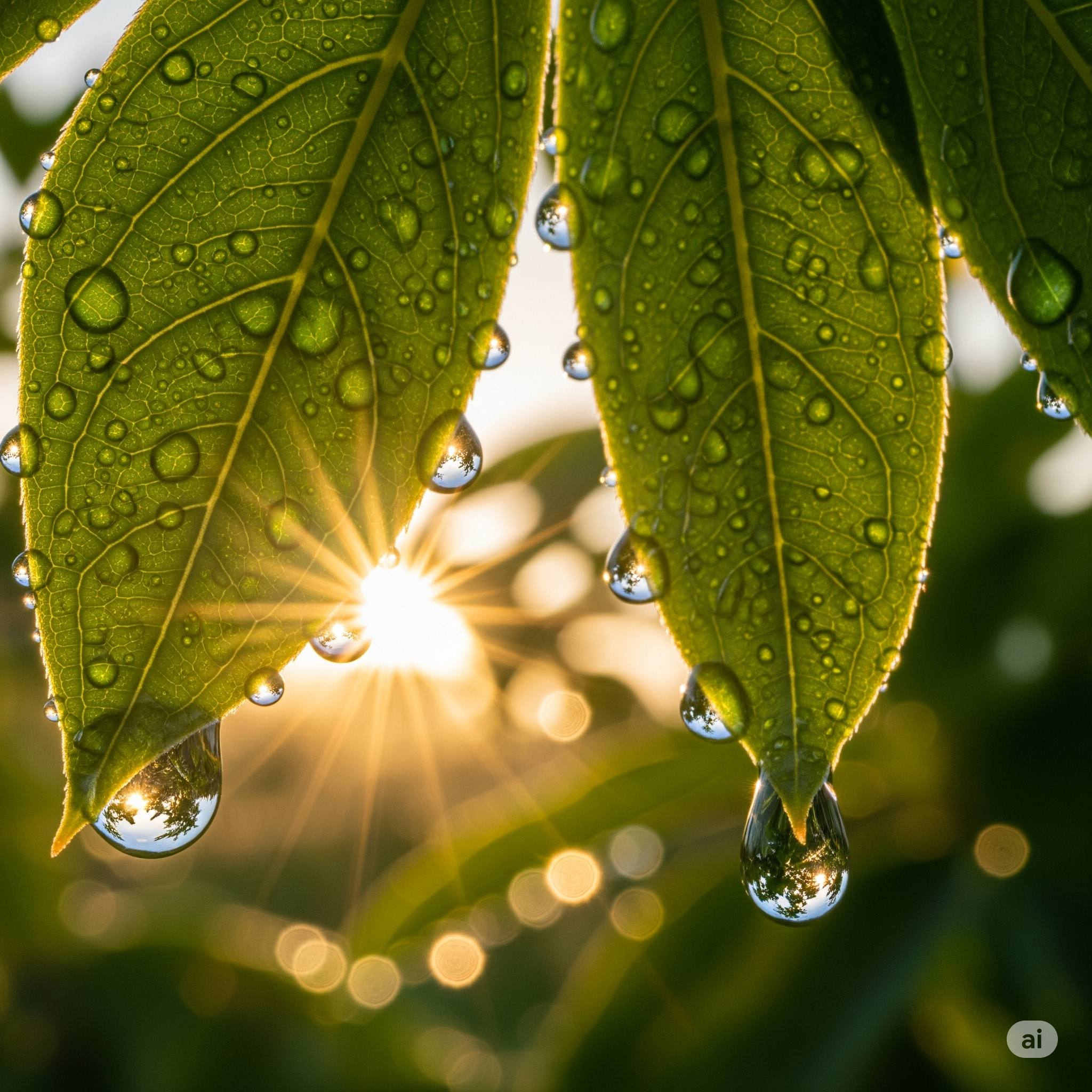 Dew drops